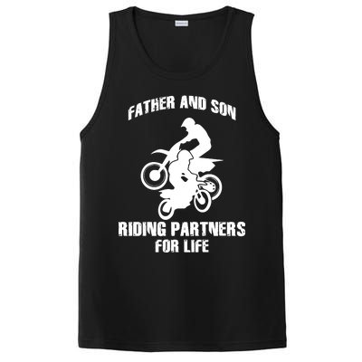 Father And Son Riding Partners For Life Motocross PosiCharge Competitor Tank