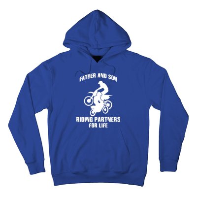 Father And Son Riding Partners For Life Motocross Hoodie