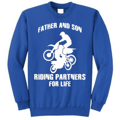 Father And Son Riding Partners For Life Motocross Sweatshirt