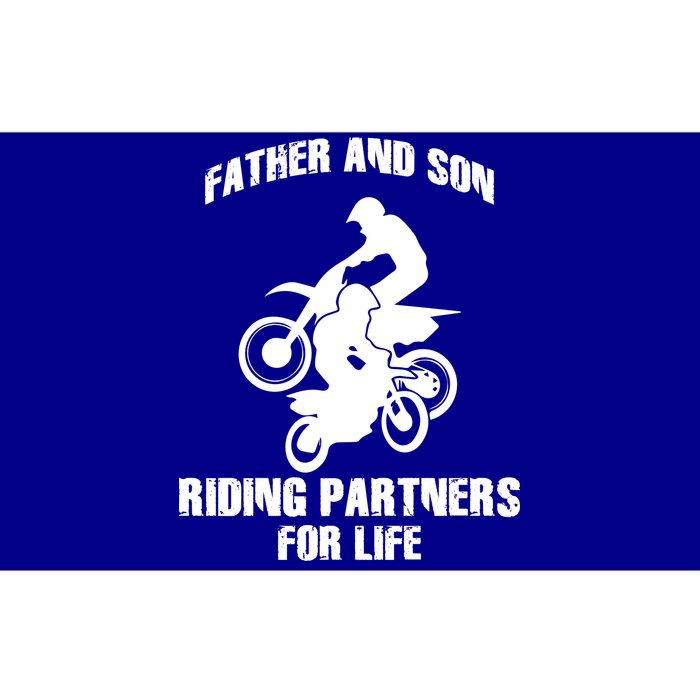 Father And Son Riding Partners For Life Motocross Bumper Sticker