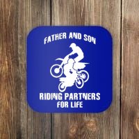 Father And Son Riding Partners For Life Motocross Coaster