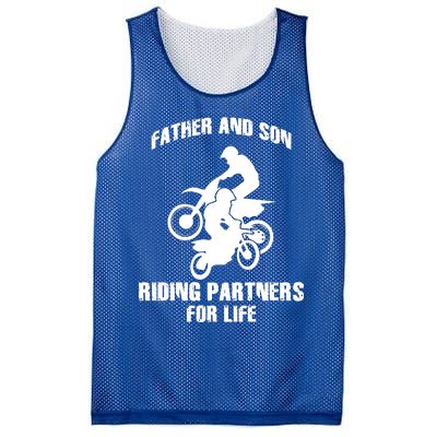 Father And Son Riding Partners For Life Motocross Mesh Reversible Basketball Jersey Tank