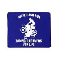 Father And Son Riding Partners For Life Motocross Mousepad