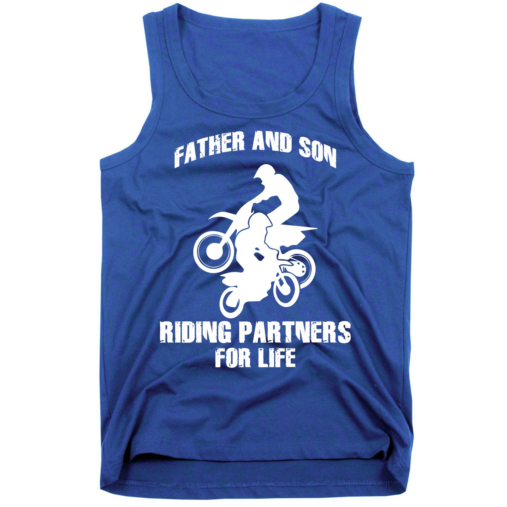 Father And Son Riding Partners For Life Motocross Tank Top