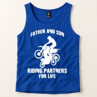 Father And Son Riding Partners For Life Motocross Tank Top