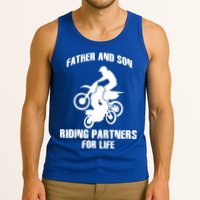 Father And Son Riding Partners For Life Motocross Tank Top