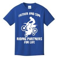 Father And Son Riding Partners For Life Motocross Kids T-Shirt