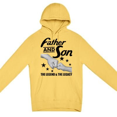 Father And Son The Legend & Legacy Premium Pullover Hoodie