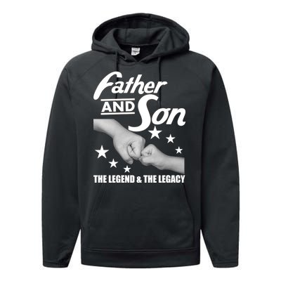 Father And Son The Legend & Legacy Performance Fleece Hoodie