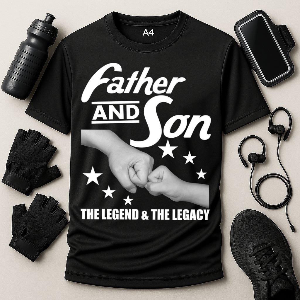 Father And Son The Legend & Legacy Cooling Performance Crew T-Shirt