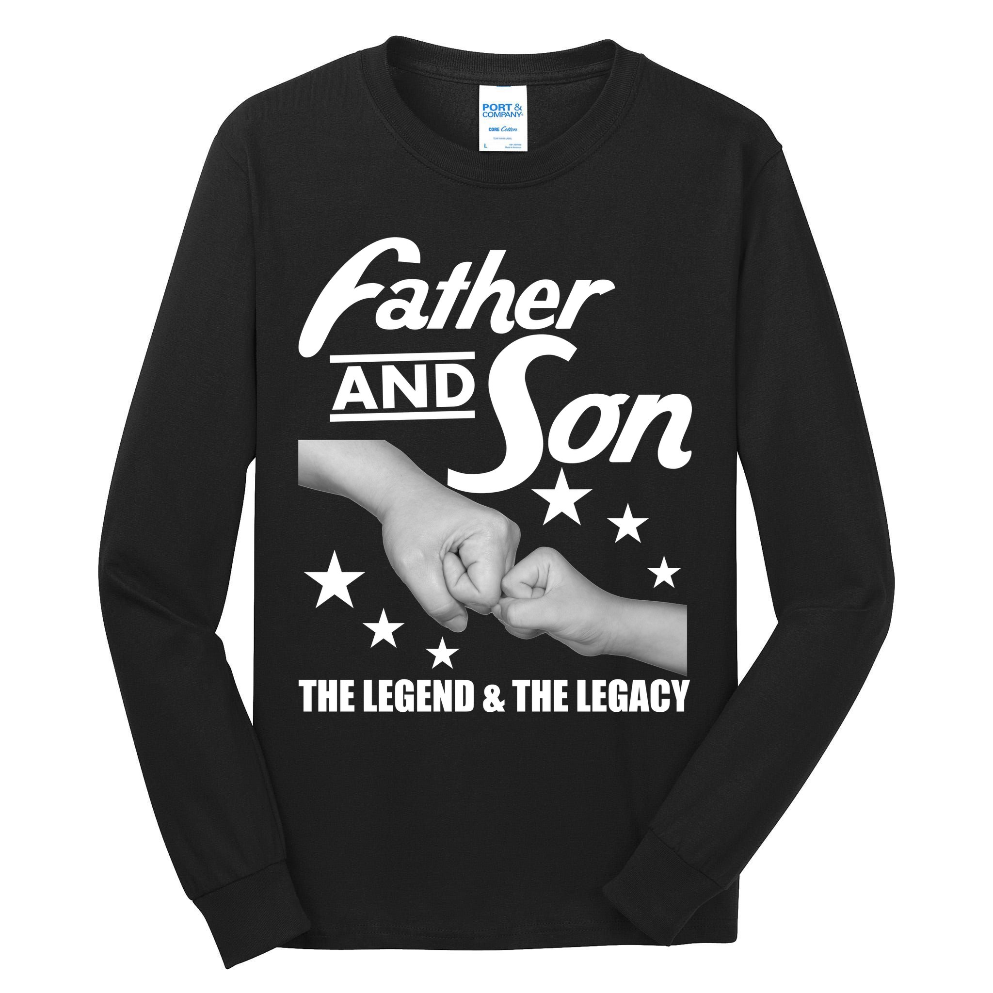 Father And Son The Legend & Legacy Tall Long Sleeve T-Shirt