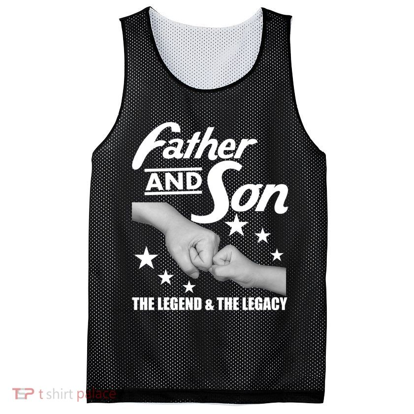 Father And Son The Legend & Legacy Mesh Reversible Basketball Jersey Tank