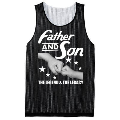 Father And Son The Legend & Legacy Mesh Reversible Basketball Jersey Tank