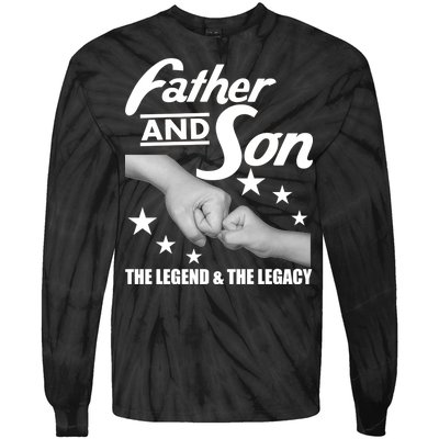 Father And Son The Legend & Legacy Tie-Dye Long Sleeve Shirt