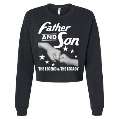 Father And Son The Legend & Legacy Cropped Pullover Crew