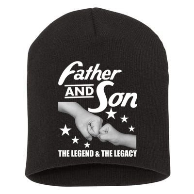 Father And Son The Legend & Legacy Short Acrylic Beanie