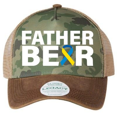 Father Bear Down Syndrome Awareness Legacy Tie Dye Trucker Hat