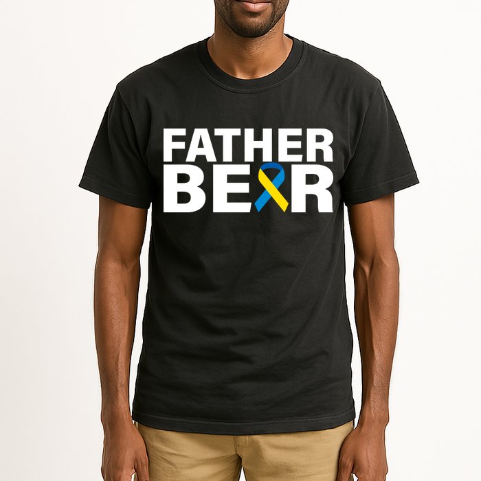 Father Bear Down Syndrome Awareness Tall T-Shirt
