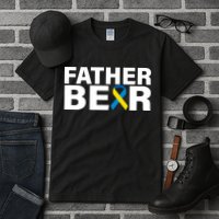 Father Bear Down Syndrome Awareness Tall T-Shirt