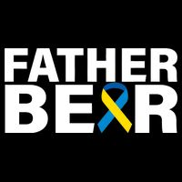 Father Bear Down Syndrome Awareness Tall T-Shirt