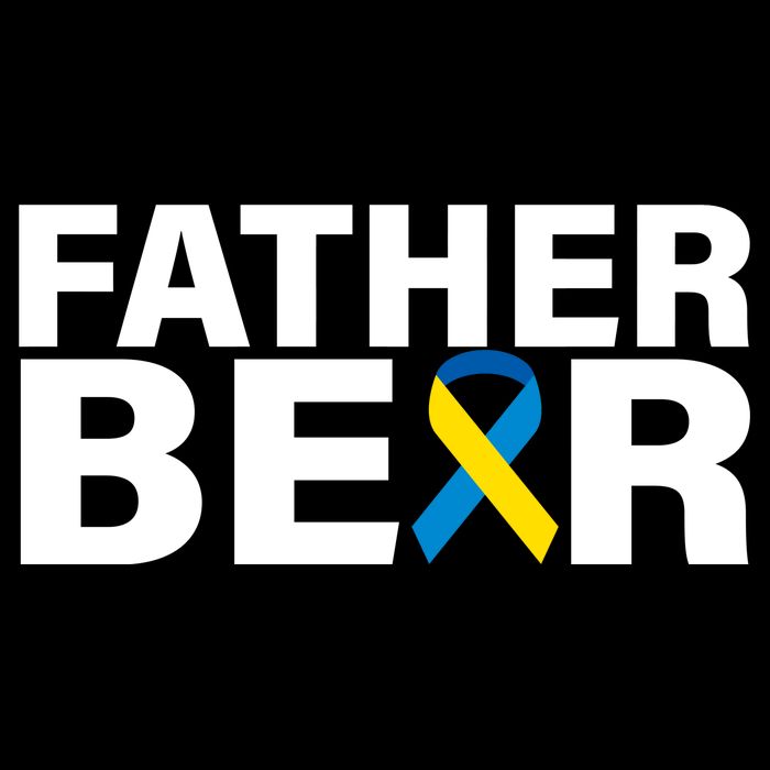 Father Bear Down Syndrome Awareness Tall T-Shirt