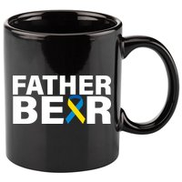 Father Bear Down Syndrome Awareness 11oz C Handle Ceramic Mug
