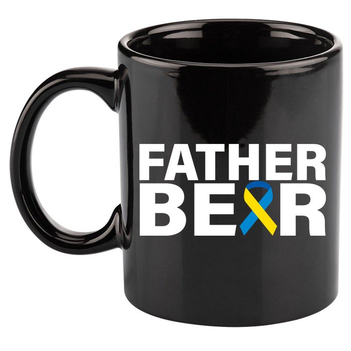 Father Bear Down Syndrome Awareness 11oz C Handle Ceramic Mug