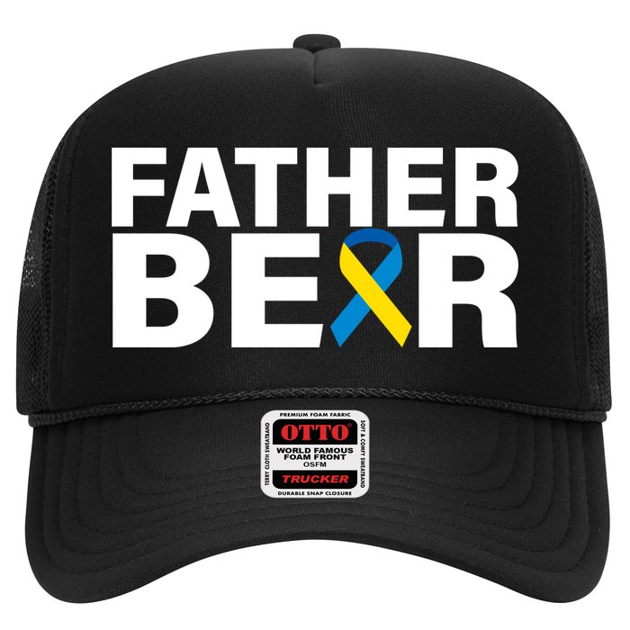 Father Bear Down Syndrome Awareness Trucker Hat