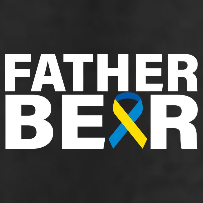 Father Bear Down Syndrome Awareness Trucker Hat