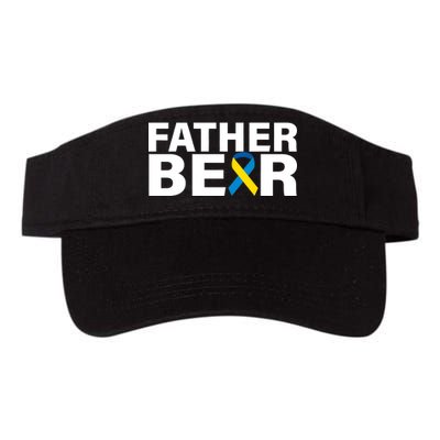 Father Bear Down Syndrome Awareness Valucap Bio-Washed Visor