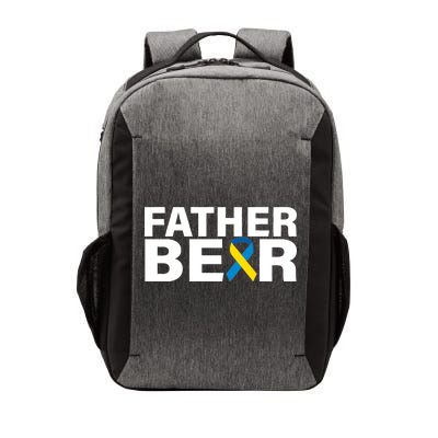 Father Bear Down Syndrome Awareness Vector Backpack