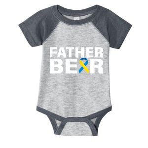 Father Bear Down Syndrome Awareness Infant Baby Jersey Bodysuit