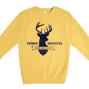 Father Daughter Hunting Premium Crewneck Sweatshirt