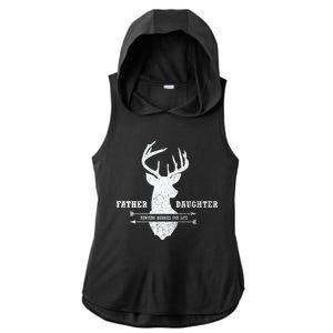 Father Daughter Hunting Ladies PosiCharge Tri-Blend Wicking Draft Hoodie Tank