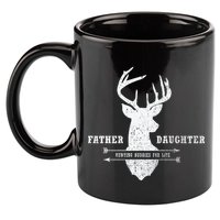 Father Daughter Hunting 11oz C Handle Ceramic Mug