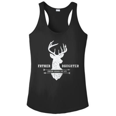 Father Daughter Hunting Ladies PosiCharge Competitor Racerback Tank