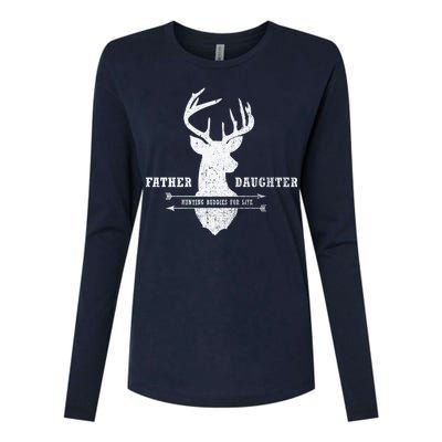 Father Daughter Hunting Womens Cotton Relaxed Long Sleeve T-Shirt