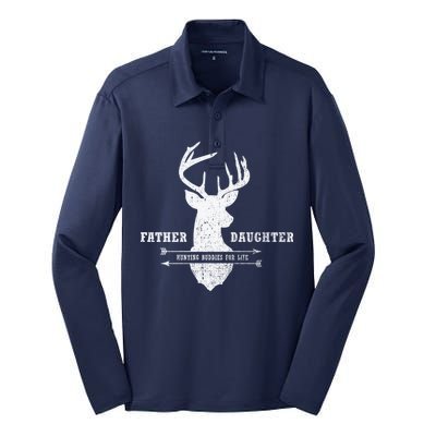 Father Daughter Hunting Silk Touch Performance Long Sleeve Polo