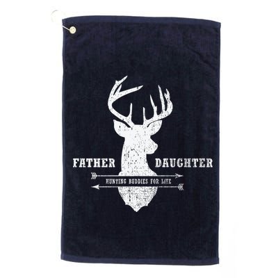 Father Daughter Hunting Golf Towel