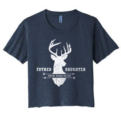 Father Daughter Hunting Women's Crop Top Tee