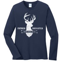 Father Daughter Hunting Ladies Long Sleeve Shirt