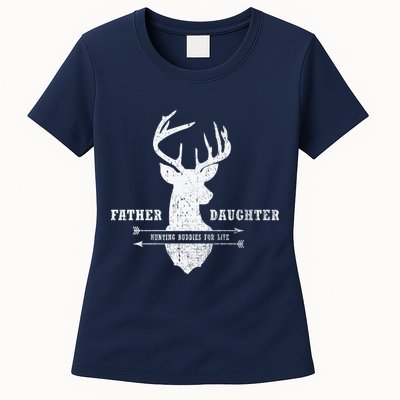 Father Daughter Hunting Womens T-Shirt