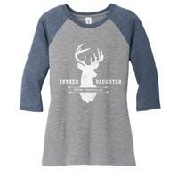 Father Daughter Hunting Women's Tri-Blend 3/4-Sleeve Raglan Shirt