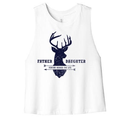 Father Daughter Hunting Women's Racerback Cropped Tank