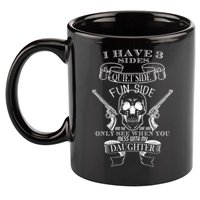 Father Daughter Side 11oz C Handle Ceramic Mug