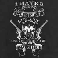 Father Daughter Side 11oz C Handle Ceramic Mug