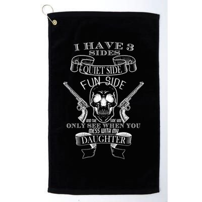 Father Daughter Side Golf Towel