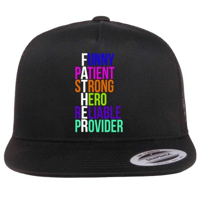 Father Funny Patient Strong Hero Provider Flatbill Hat