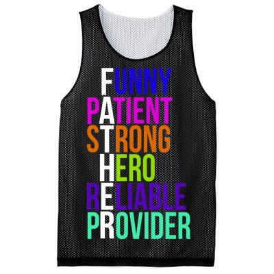 Father Funny Patient Strong Hero Provider Mesh Reversible Basketball Jersey Tank