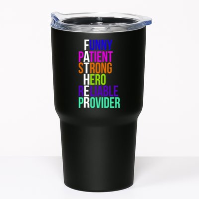Father Funny Patient Strong Hero Provider Tumbler